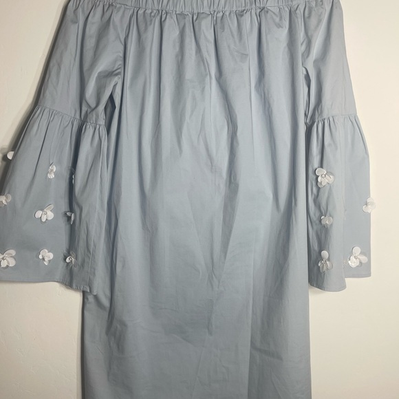 MICHAEL KORS OFF SHOULDER 3/4 FLOWER MINI DRESS - Picture 2 of 10